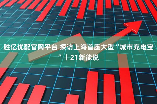 胜亿优配官网平台 探访上海首座大型“城市充电宝”丨21新能说
