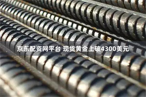京东配资网平台 现货黄金上破4300美元