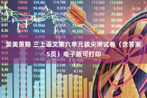 聚美策略 三上语文第六单元拔尖测试卷（含答案5页）电子版可打印